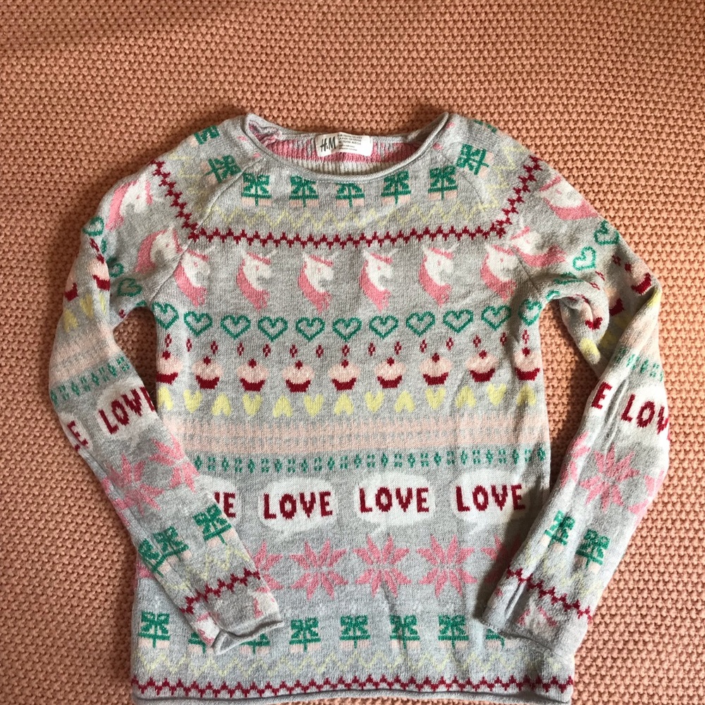H&M 4-6 years holiday sweater